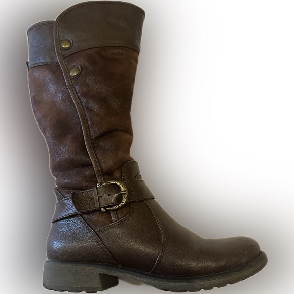 BARETRAPS | Subdue Brown Leather Riding Boots - Picture 6 of 14